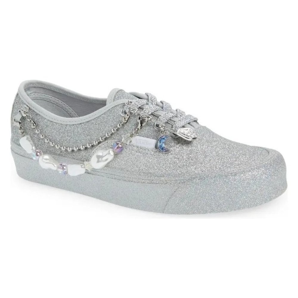 New Vans Authentic 44 DX Glitter Sneaker Size 5‎